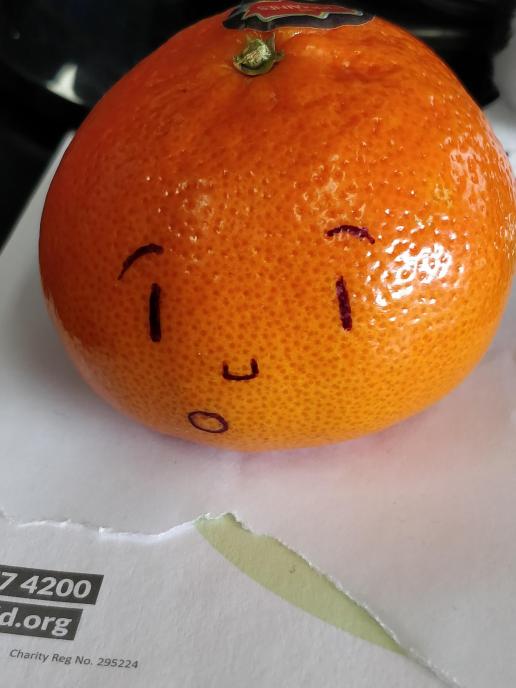 Sad orange